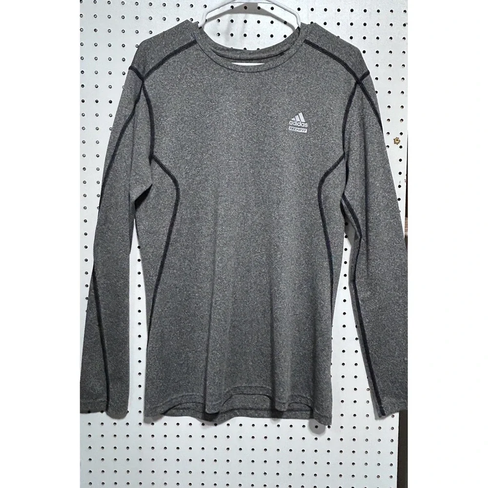 Adidas Clima Lite Long Sleeve T Shirt Gray